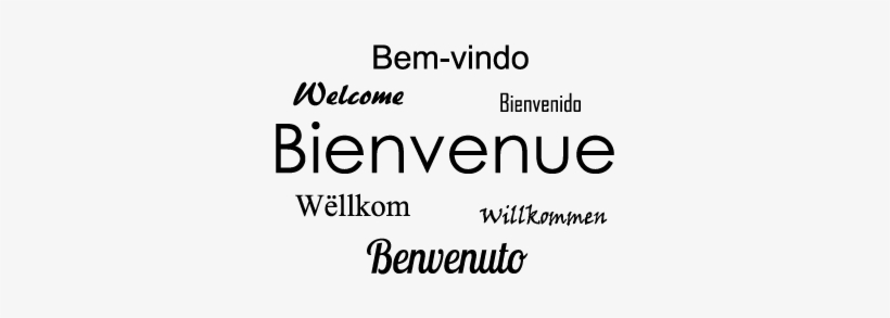 welcome in different languages decal bienvenue en plusieurs langues transparent png 350x350 free download on nicepng bienvenue en plusieurs langues