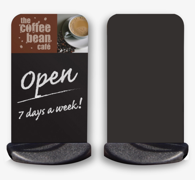 Ecoflextra Hpl Chalkboard Panel Pavement Display - A4 Poster Display Frame With 25mm Aluminium Snap Frame., transparent png download