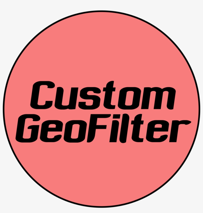 Custom Snapchat Geofilter, transparent png download