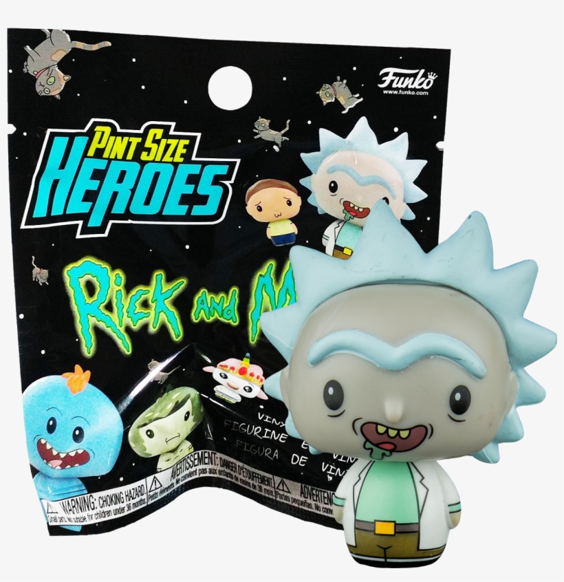 Rick - Rick And Morty Pint Size Heroes, transparent png download