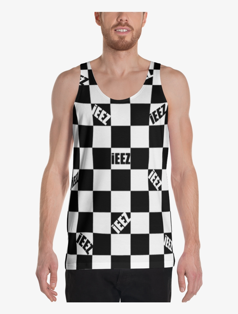 Ieez Checker Unisex Tank Top - Shirt, transparent png download