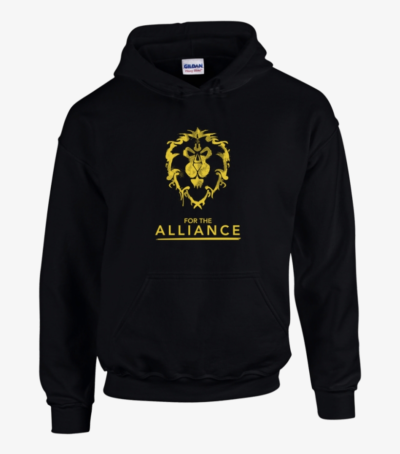 World Of Warcraft Alliance Unisex Hoodie - T-shirt: World Of Warcraft-alliance Spray (premium),, transparent png download