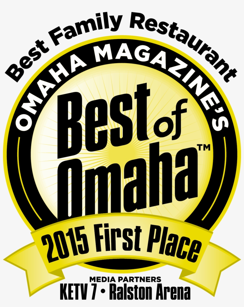 Family Restaurant 2015 First Place Blk - Best Of Omaha Png, transparent png download