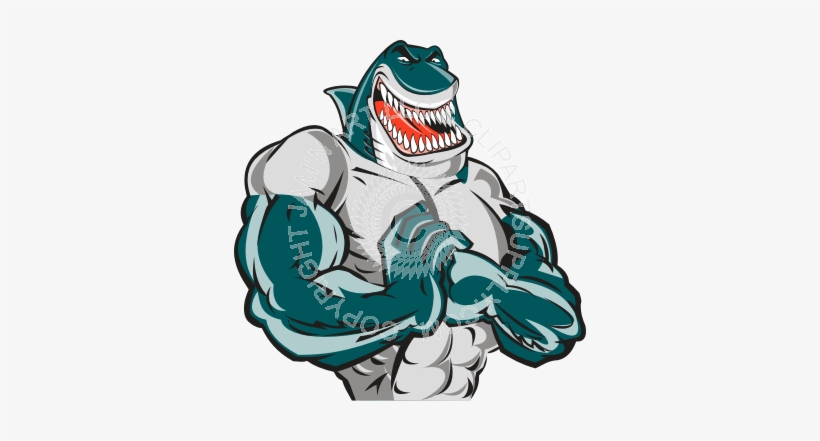 Fist Being Punched Into Other Hand While I Couldn't - Strong Shark, transparent png download
