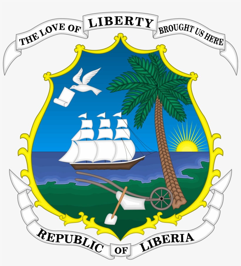 Coat Of Arms Of Liberia - Liberia, transparent png download
