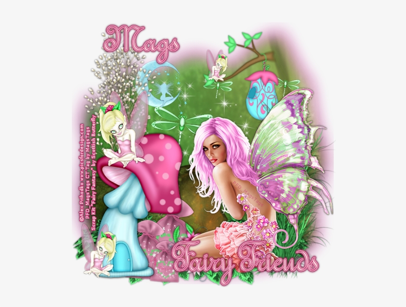 Ptu Alex Prihodko "fairy Friends" Tutorial - Ihr Eigenes Paradies Karte, transparent png download
