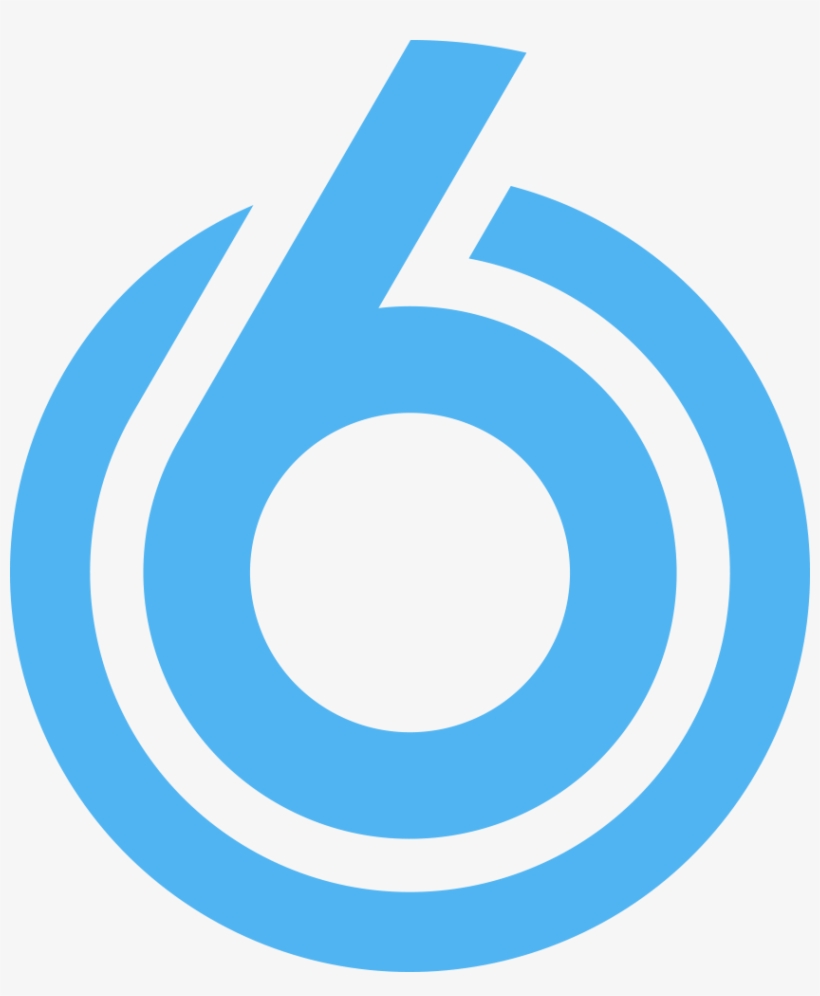 Blue Logo For Dutch Tv Channel Sbs6 - Down Steal This Album, transparent png download