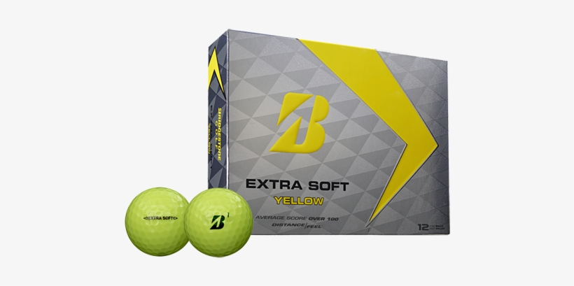 Yellow, Pink - Bridgestone Extra Soft Yellow Golf Balls, transparent png download