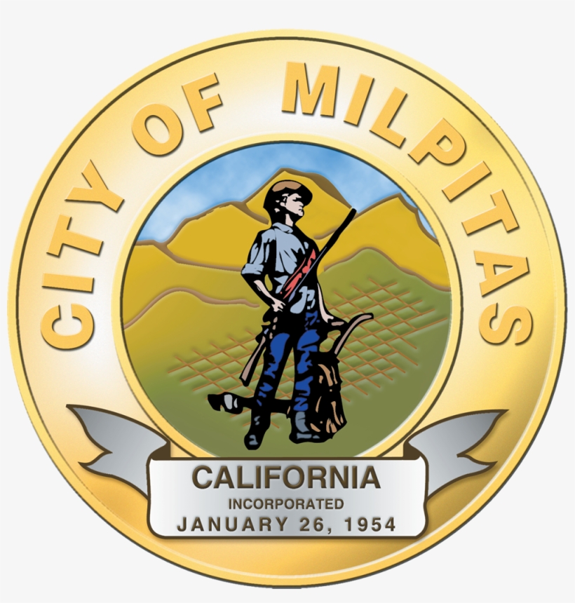 Seal Of Milpitas, California - City Of Milpitas Logo, transparent png download