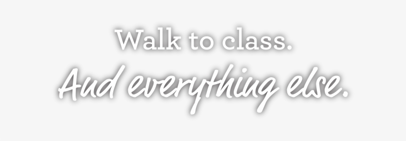 Walk To Class - Calligraphy, transparent png download