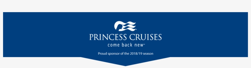 Princess Cruises, Proud Sponsor Of The 2018/19 Season - 2018, transparent png download