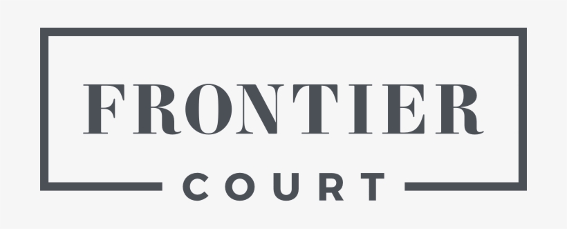Logo Frontier Court Black V2 - Flom Tree, transparent png download