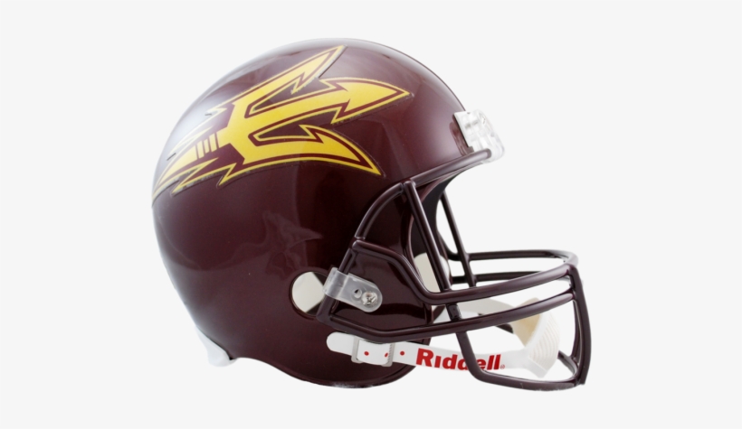 Arizona State Maroon Vsr4 Replica Helmet - Arizona State Sun Devils Full Size Replica Football, transparent png download