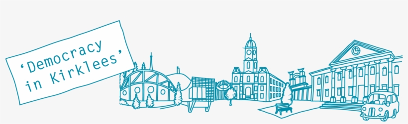 Cropped Democracy Header Teal Line 1600×400 - Kirklees, transparent png download