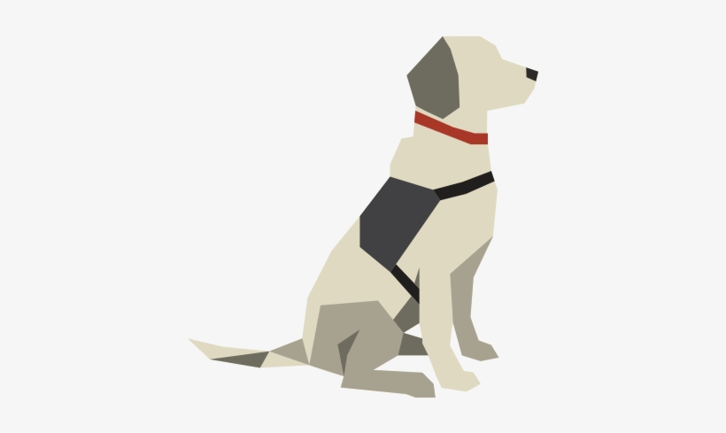 Service Dogs - Companion Dog, transparent png download