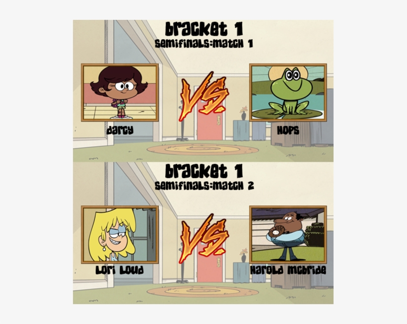 Tlh Tournament Bracket 1 Semifinal Matches - Cartoon, transparent png download