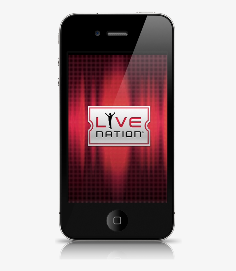 Livenation Iphone App - Live Nation, transparent png download