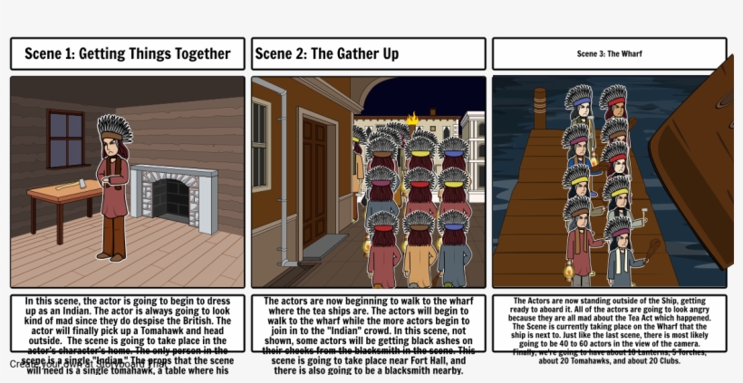 Boston Tea Party The Movie - Cartoon, transparent png download