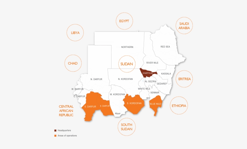 Where We Work - Sudan Map Vector, transparent png download