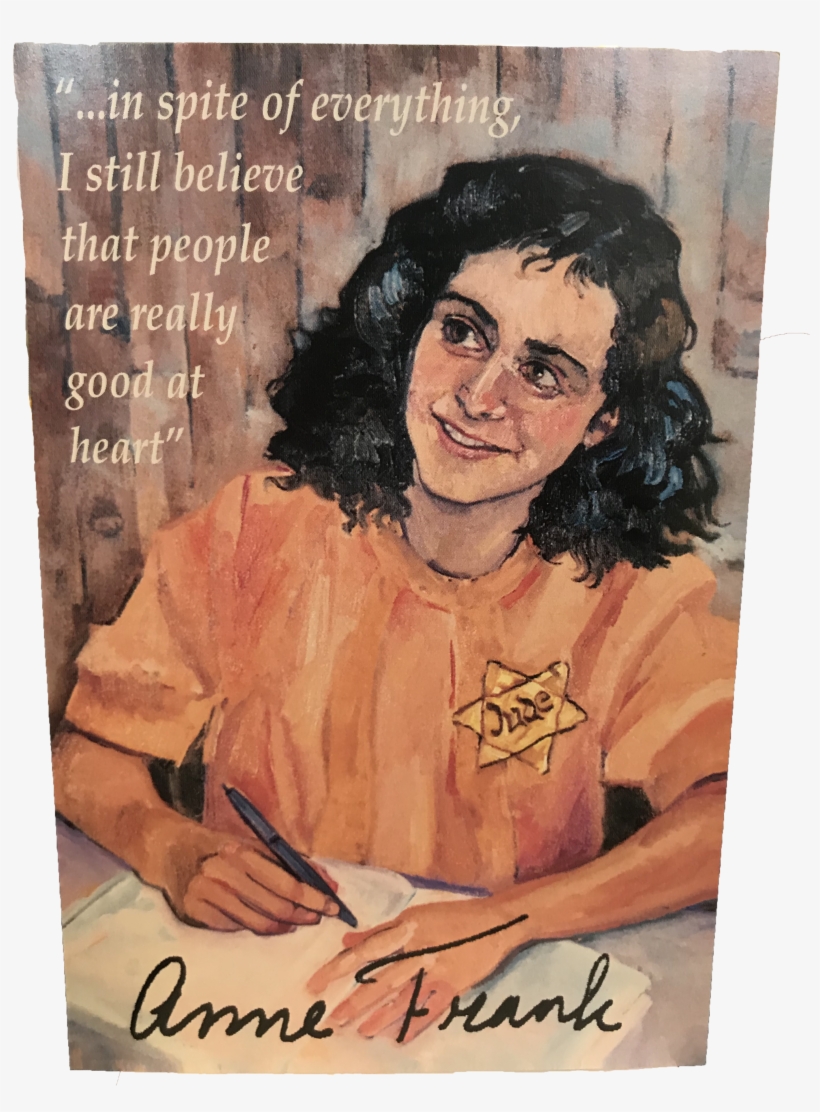 Anne Frank Postcard - Candles Holocaust Museum And Education Center, transparent png download