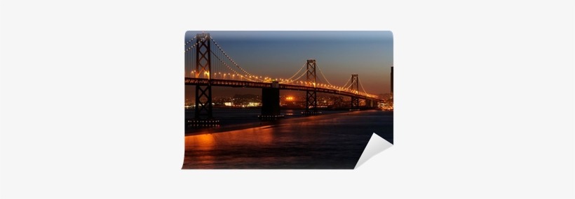 A High-resolution Stitched Image Of Bay Bridge Wall - San Francisco–oakland Bay Bridge, transparent png download