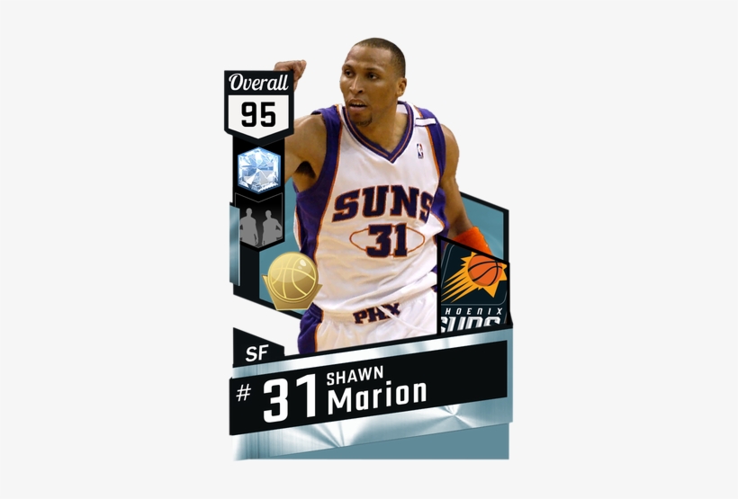 '06 Shawn Marion Diamond Card - Reggie Miller Nba 2k17, transparent png download