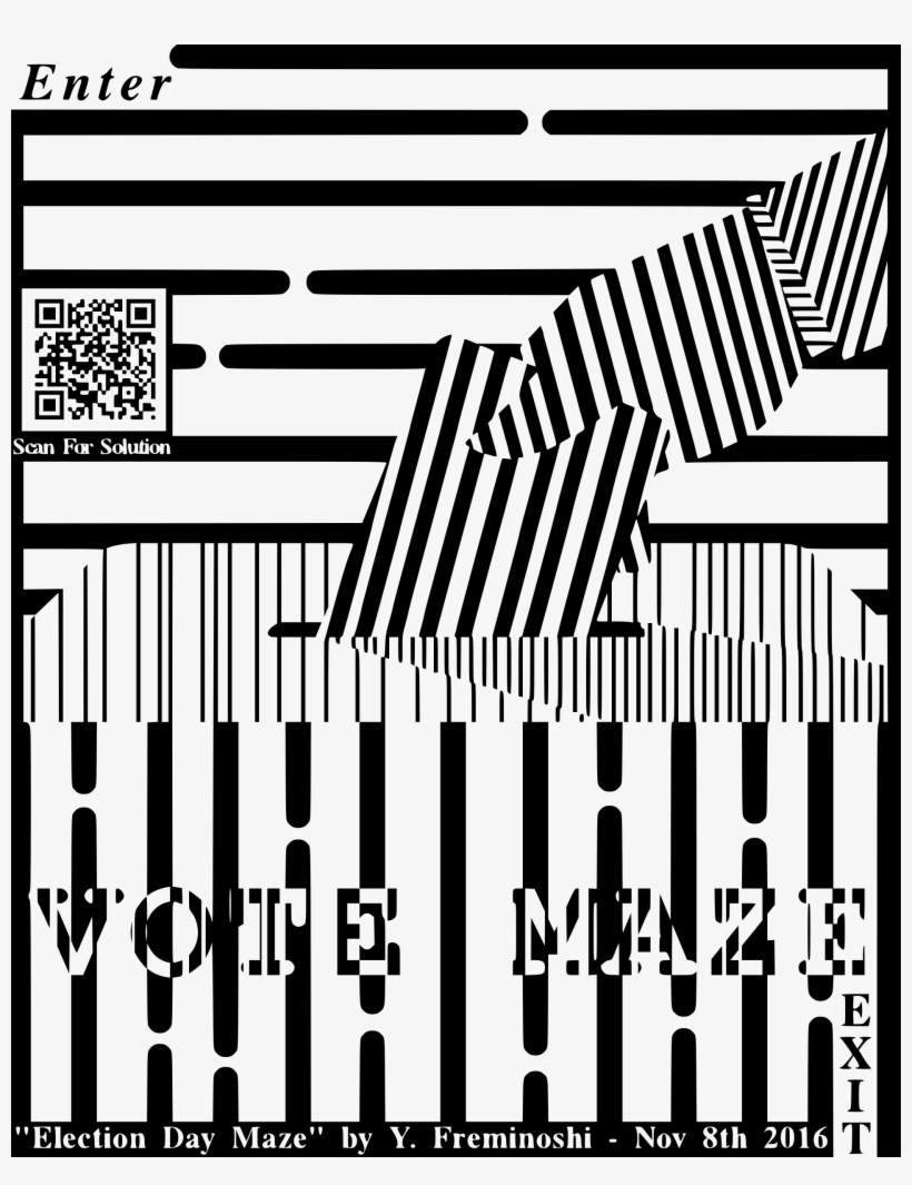 This Free Icons Png Design Of Election Day Maze, transparent png download
