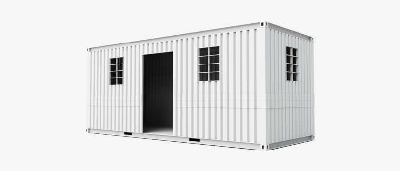 Converted Office Shipping Container - Intermodal Container, transparent png download