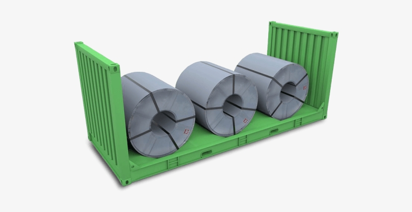 Open Top Shipping Containers - Bolster In Shipping, transparent png download