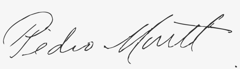 Firma Pedro Montt - Firma Pedro, transparent png download