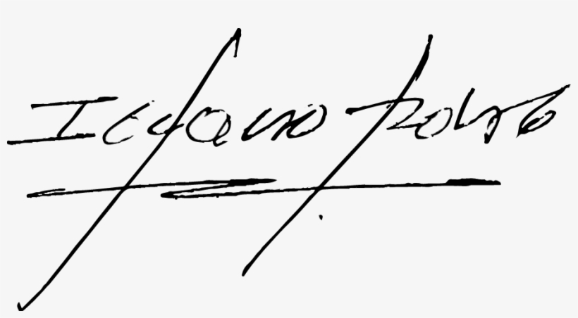 Firma Ignacio 2 - Firma Y Sello De Gerente, transparent png download