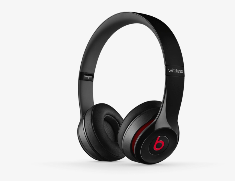 Beats Solo2 Wireless - Beats Solo2 Wireless On-ear Headphone Black, transparent png download