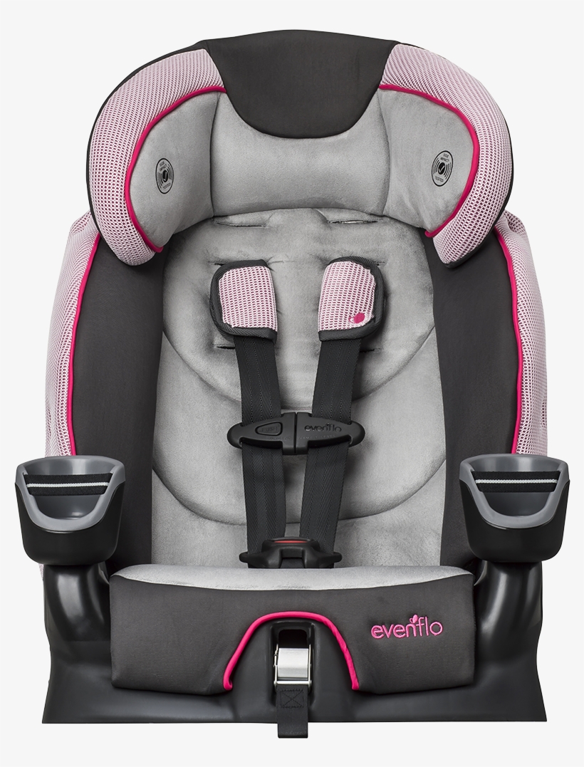 Maestro Performance Harnessed Booster Car Seat & - Evenflo Car Seat Green And Grey, transparent png download