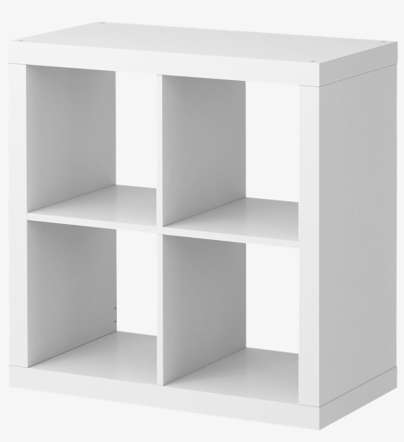Furniture - Ikea White Shelving Unit / Bookcase, transparent png download