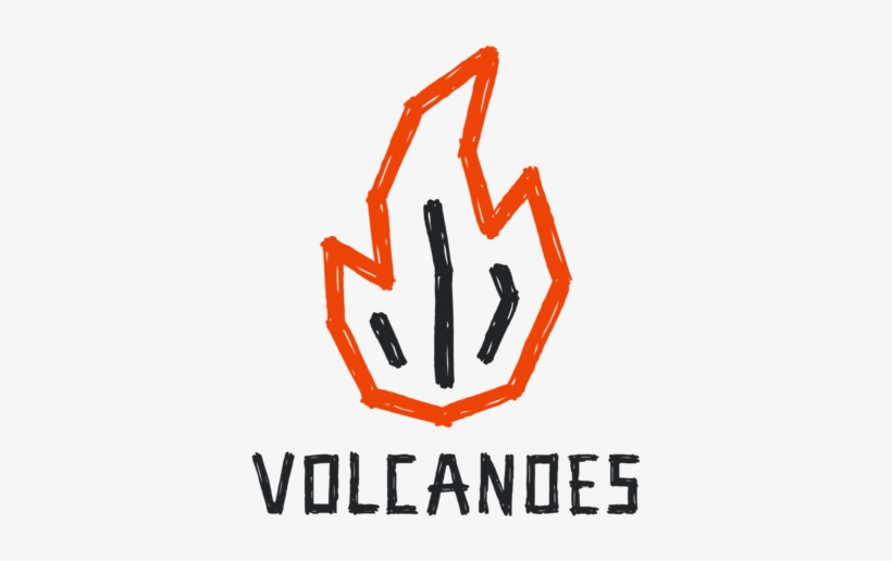 Volcanoes Logoartboard 1 - Carmine, transparent png download