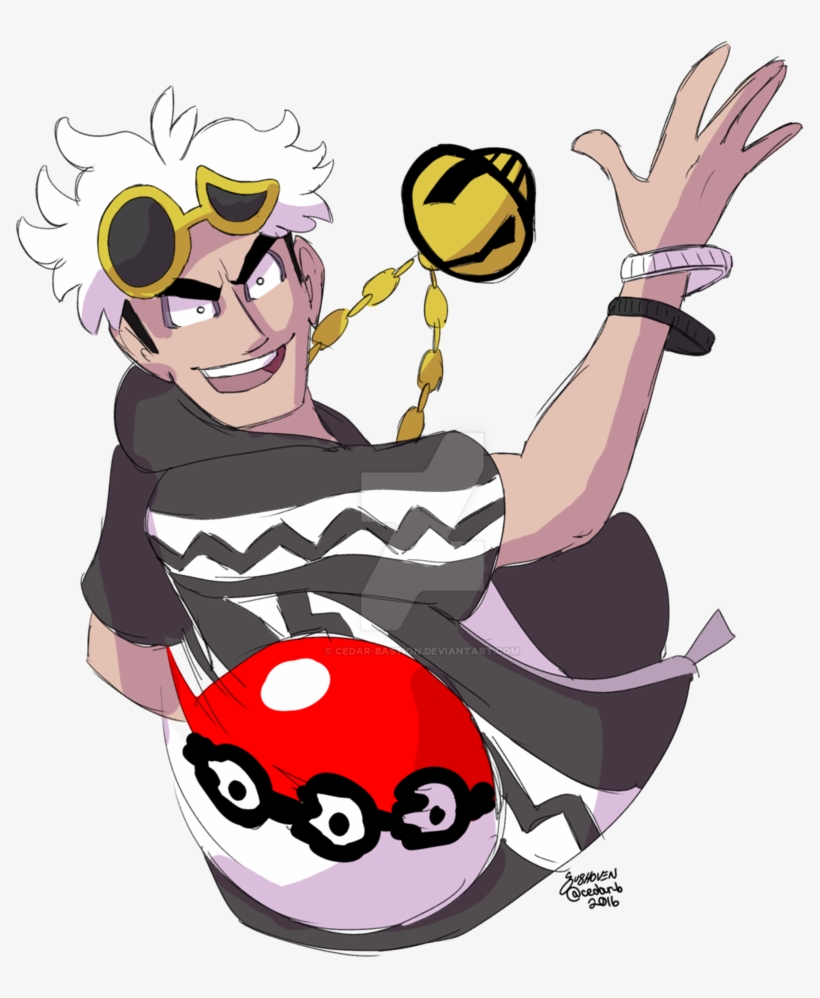 337kib, 813x982, Guzman - Pokemon Sun And Moon Guzma Role, transparent png download