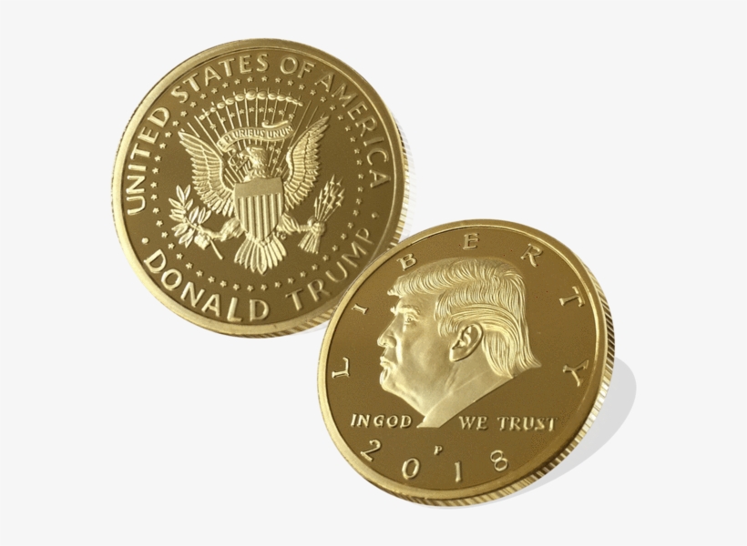 Donald Trump Gold Coin, transparent png download