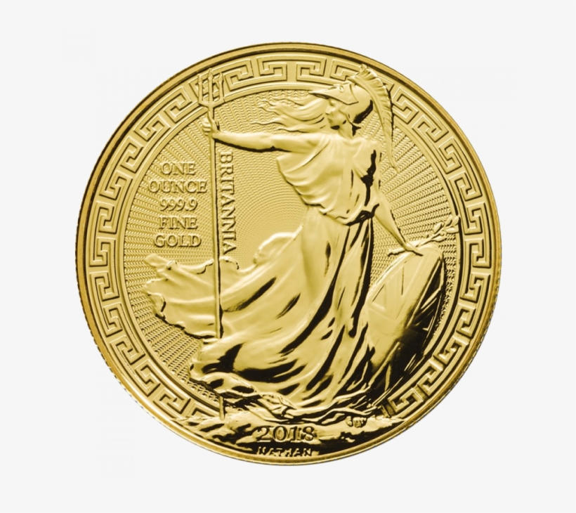 1 Oz Britannia Oriental Border Gold Coin Front - Britannia Gold, transparent png download