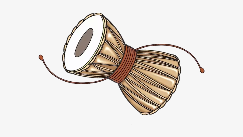 There Is A Small Drum Looks Like An Hour Glass, Tied - Trishul With Damru Png, transparent png download