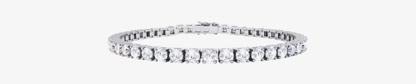 Diamond Bracelet Patseas - Jian London Eternity Diamond Cz Rhodium Plated Silver, transparent png download