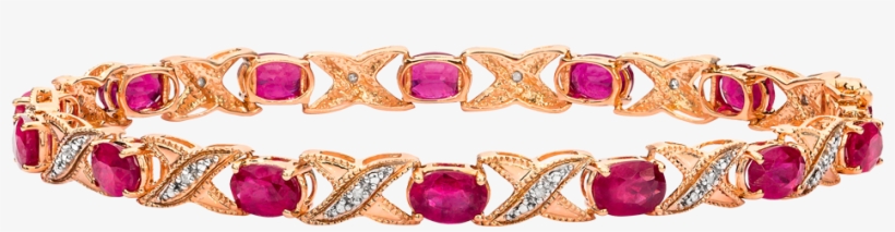 Saphhire And Ruby Bracelets - Bracelet, transparent png download