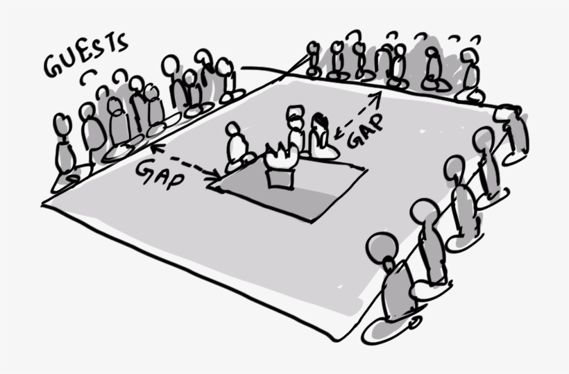 This Also Ensures More People Can See The Wedding Ceremony - Illustration, transparent png download