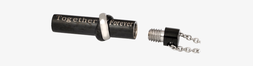 Together Forever Black Titanium Cylinder Shown With - Electrical Connector, transparent png download