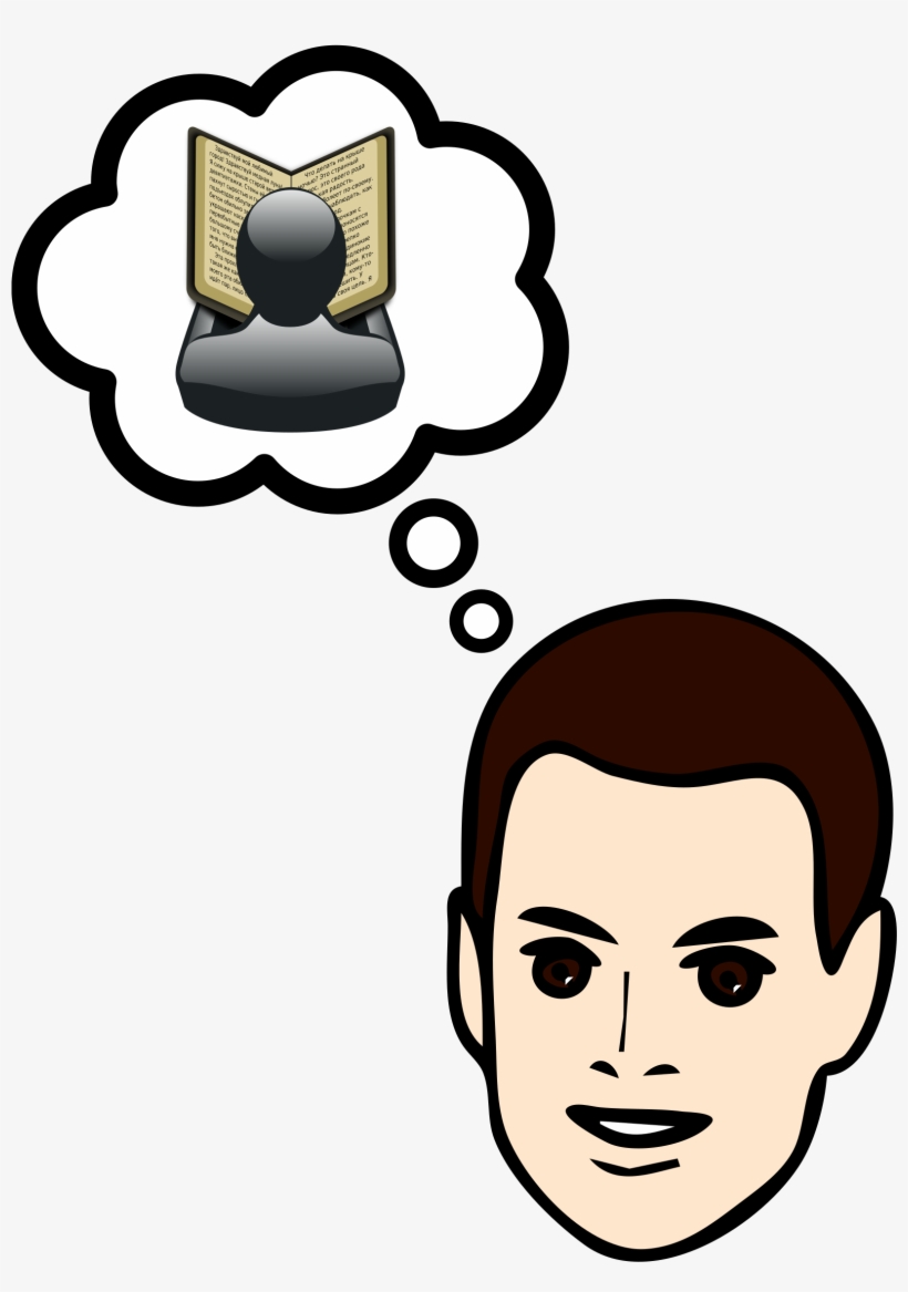 This Free Icons Png Design Of Thinking About Reading, transparent png download