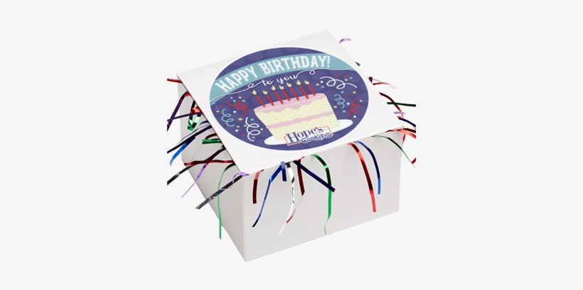 Birthday Cookie Gift Box With Tinsel - Gift, transparent png download