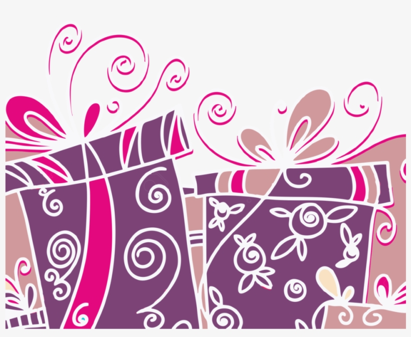 Birthday Gift Boxes Card Tmp - Illustration, transparent png download