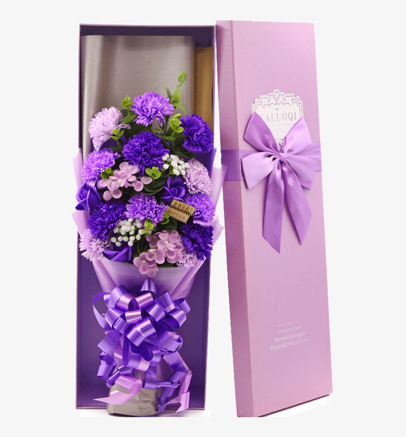 Carnation Rose Send Mom Birthday Gift Bouquet Soap - Gift, transparent png download