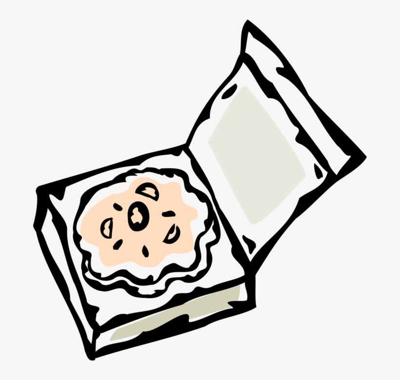 Vector Illustration Of Flatbread Pizza Topped With, transparent png download