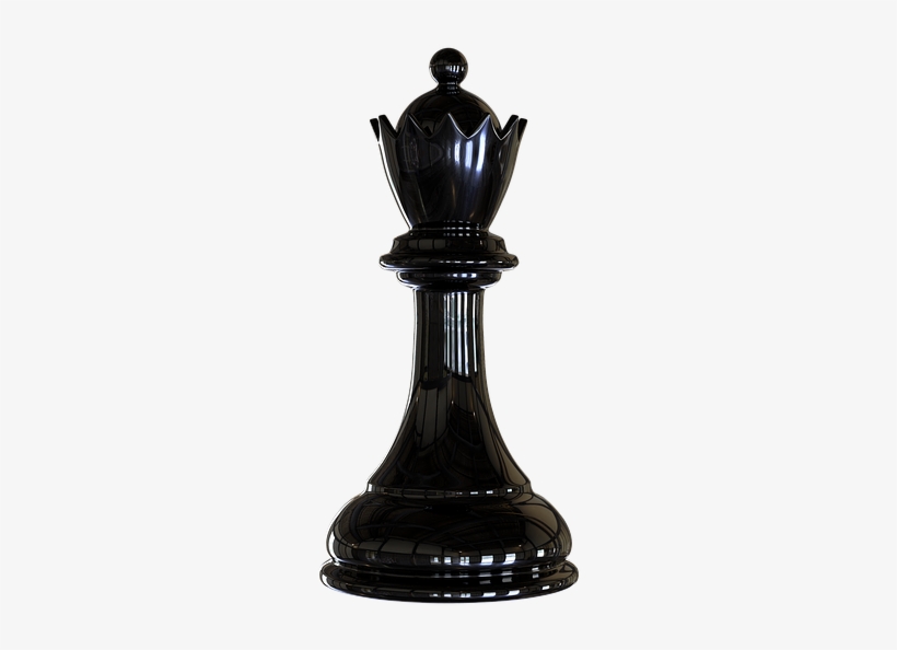 Chess, The Figure Of The Queen Black, Checkerboard - Chess Elephant, transparent png download