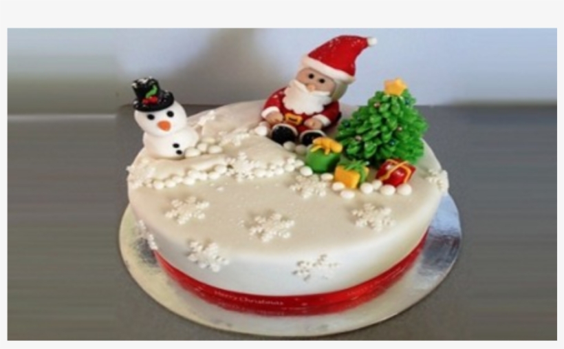 Christmas Cake On Christmas - Cake Decorating, transparent png download
